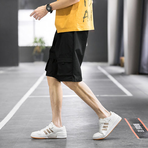 Men's Classic Relaxed Fit Running Athletic Cargo Shorts